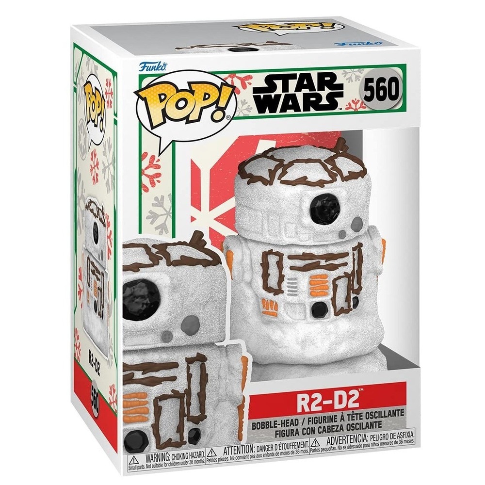Funko Pop Star Wars Holiday R2-D2 Snowman 560 Vinyl Bobble-Head Figure New Box